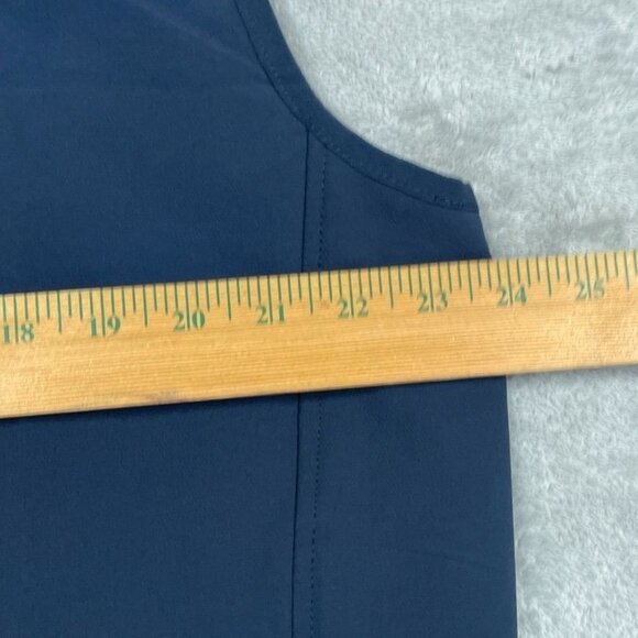 32 Degrees Mens Navy Soft Shell Vest L Full Zip Lightweight a1121 - Picture 4 of 8